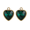 Stainless Steel Love Glass Niche Style 18K Electroplated Pendant Jewelry Accessories