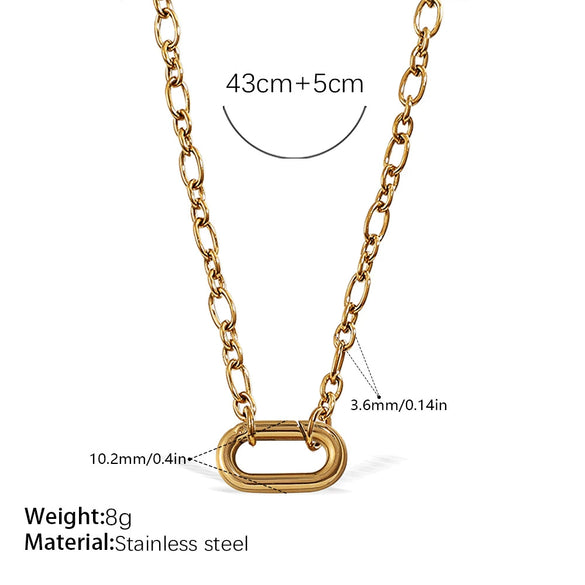 316L Stainless Steel Love Hollow Croissant Bracelet With Natural Stone Pearl Electroplating