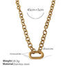 316L Stainless Steel Love Hollow Croissant Bracelet With Natural Stone Pearl Electroplating