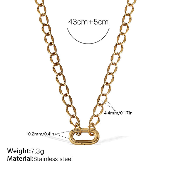 316L Stainless Steel Love Hollow Croissant Bracelet With Natural Stone Pearl Electroplating