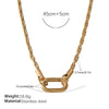 316L Stainless Steel Love Hollow Croissant Bracelet With Natural Stone Pearl Electroplating