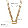 316L Stainless Steel Love Hollow Croissant Bracelet With Natural Stone Pearl Electroplating