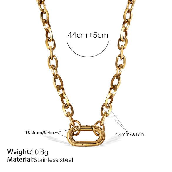 316L Stainless Steel Love Hollow Croissant Bracelet With Natural Stone Pearl Electroplating