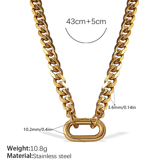 316L Stainless Steel Love Hollow Croissant Bracelet With Natural Stone Pearl Electroplating