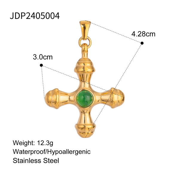 Stainless Steel Love Pendant Accessories With Electroplating Treatment
