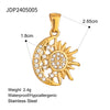 Stainless Steel Love Pendant Accessories With Electroplating Treatment