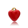Stainless Steel Love Pendant Macaron Style Geometric Dripping Oil Peach Heart Women's Necklace Pendant