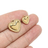 Stainless Steel Love Pendant Vacuum Electroplated Diy Couple Necklace
