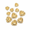 Stainless Steel Love Pendant Vacuum Electroplated Diy Couple Necklace