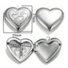 Stainless Steel Love Photo Box Pendant With Vintage Embossed Pattern And Electroplating For Necklace Jewelry Accessories