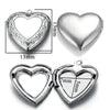 Stainless Steel Love Photo Box Pendant With Vintage Embossed Pattern And Electroplating For Necklace Jewelry Accessories