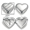 Stainless Steel Love Photo Box Pendant With Vintage Embossed Pattern And Electroplating For Necklace Jewelry Accessories