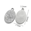 Stainless Steel Love Shape Tarot Sun Star Inspired Electroplated Necklace Pendant Jewelry Accessories