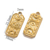Stainless Steel Love Shape Tarot Sun Star Inspired Electroplated Necklace Pendant Jewelry Accessories