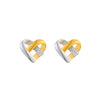 Stainless Steel Loveshaped Geometric Fashion Electroplated Women's Earrings
