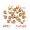 Stainless Steel Lucky Stone Pendant With Dragon Pattern And Gold Electroplating For Diy Jewelry