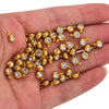 Stainless Steel Lucky Stone Pendant With Dragon Pattern And Gold Electroplating For Diy Jewelry