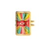 Stainless Steel Luxury Women's Ring With Colorful Enamel Sunflower And Drop Shape Electroplated