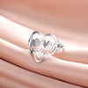 Stainless Steel MAMA Letter Heart Shape Plating Open Rings