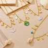 Stainless Steel Marine Life Animal Zodiac Pendant Necklace With Electroplating Little Fresh Style