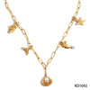 Stainless Steel Marine Life Pendant Necklace Bracelet Anklet Jewelry With Electroplating And Cross Chain