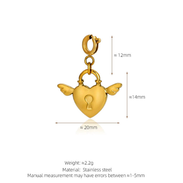 Stainless Steel Marine Life Starfish Shell Conch Love Cross Pendant Necklace Accessories With Electroplating Animal Zodiac Design