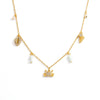 Stainless Steel Marine Series Light Luxury Elegant Clavicle Chain Necklace With Animal Zodiac Ushaped Pendant And O Word Chain Electroplating
