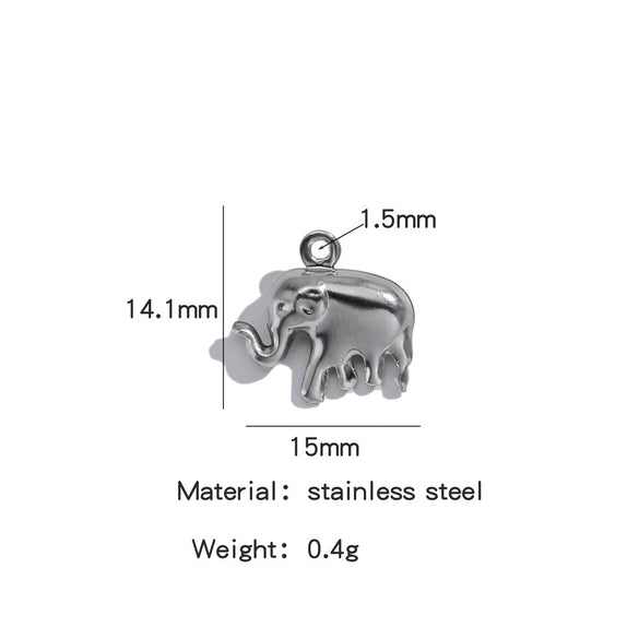 Stainless Steel Marine Series Shell Conch Sea Star Jewelry Accessories Pendant With Electroplating