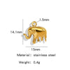 Stainless Steel Marine Series Shell Conch Sea Star Jewelry Accessories Pendant With Electroplating