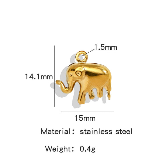 Stainless Steel Marine Series Shell Conch Sea Star Jewelry Accessories Pendant With Electroplating
