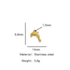 Stainless Steel Marine Series Shell Conch Sea Star Jewelry Accessories Pendant With Electroplating