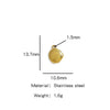 Stainless Steel Marine Series Shell Conch Sea Star Jewelry Accessories Pendant With Electroplating