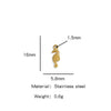Stainless Steel Marine Series Shell Conch Sea Star Jewelry Accessories Pendant With Electroplating