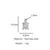 Stainless Steel Marine Series Shell Conch Sea Star Jewelry Accessories Pendant With Electroplating