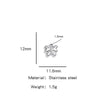 Stainless Steel Marine Series Shell Conch Sea Star Jewelry Accessories Pendant With Electroplating