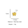 Stainless Steel Marine Series Shell Conch Sea Star Jewelry Accessories Pendant With Electroplating