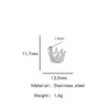 Stainless Steel Marine Series Shell Conch Sea Star Jewelry Accessories Pendant With Electroplating
