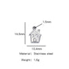 Stainless Steel Marine Series Shell Conch Sea Star Jewelry Accessories Pendant With Electroplating