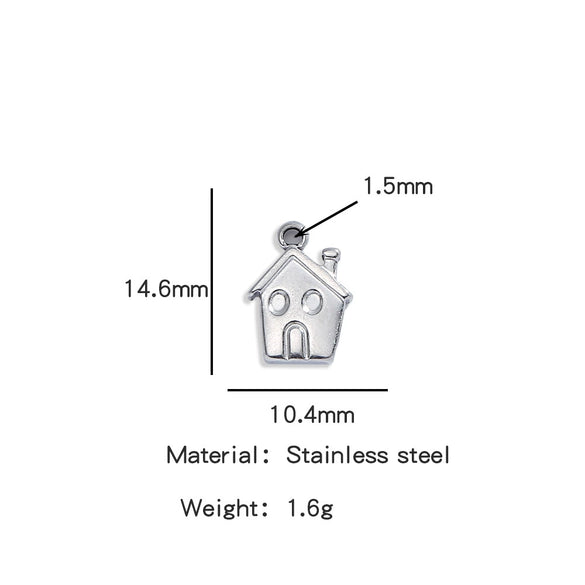Stainless Steel Marine Series Shell Conch Sea Star Jewelry Accessories Pendant With Electroplating