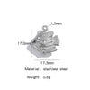 Stainless Steel Marine Series Shell Conch Sea Star Jewelry Accessories Pendant With Electroplating