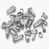 Stainless Steel Melon Buckle Golden Glossy Embossed Diy Necklace Accessories Electroplated