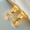 Stainless Steel Melon Buckle Pendant Jewelry Electroplated Gold Handmade Diy Accessories
