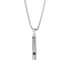 Stainless Steel Men's Hip Hop Playing Card Flush Pendant With Alloy Pendant And Woolen Chain Electroplated Trendy Necklace Jewelry