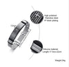 Stainless Steel Mesh Curved Laser Engraved Electroplated Fashion Bracelet