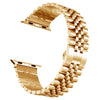 Stainless Steel Metal Watch Strap With Butterfly Buckle For Apple Watch Samsung Huawei Wristband
