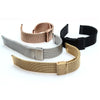 Stainless Steel Milanese Watch Strap With Buckle Geometric Style For Smart Watches