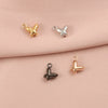 Stainless Steel Mini Electric Throw Pendant Marine Series Shell Whale Cartoon Animal Diy Jewelry Accessories