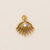 Stainless Steel Mini Elephant Lotus Heart Pendant Necklace Vacuum Plated 18K Gold Color Preservation