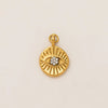 Stainless Steel Mini Elephant Lotus Heart Pendant Necklace Vacuum Plated 18K Gold Color Preservation