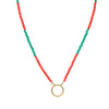 Stainless Steel Mini Elephant Lotus Heart Pendant Necklace Vacuum Plated 18K Gold Color Preservation